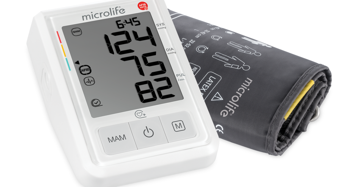 Microlife Upper Arm Blood Pressure Monitor with Irregular Heartbeat  Detection 